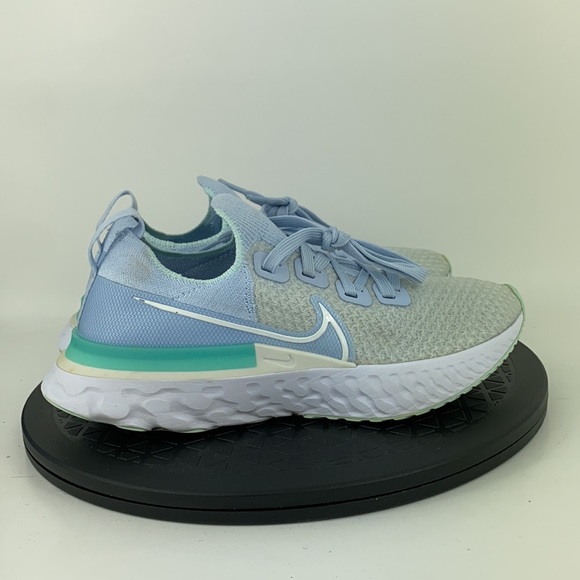 Nike React Infinity Run Flyknit Blue Running Shoes CD4372-400 Women's Size 6.5 - Picture 5 of 12